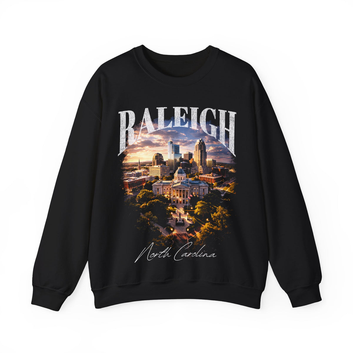 Raleigh North Carolina Crewneck Sweatshirt