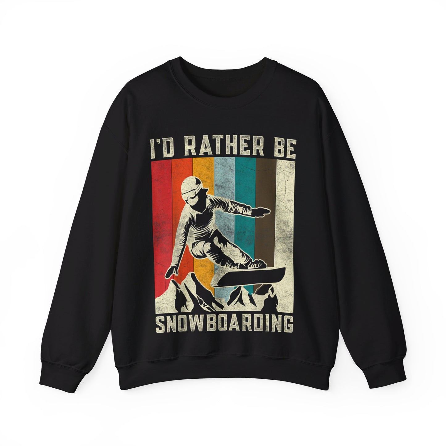 I’d Rather Be Snowboarding Crewneck Sweatshirt