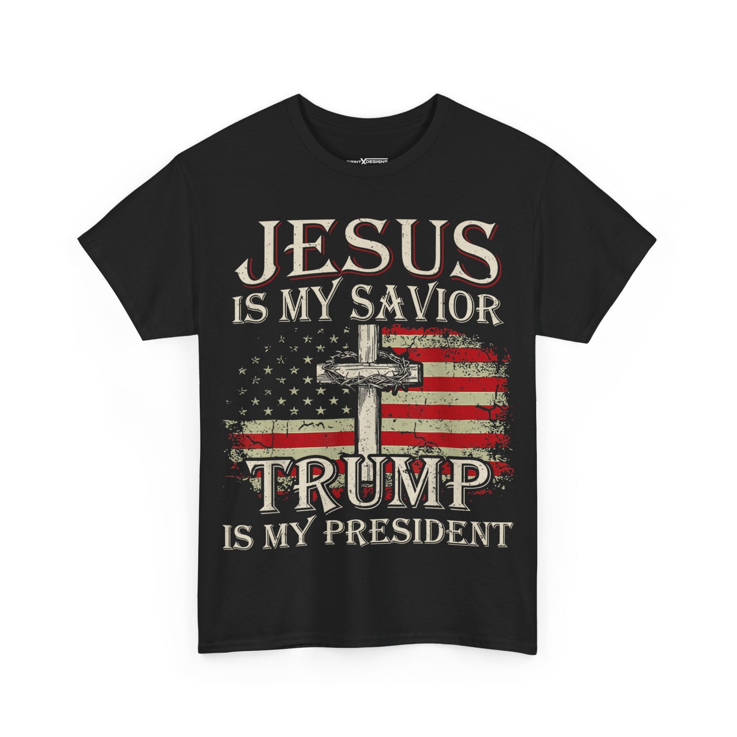 Jesus Is My Savior Trump Is Man President Shirt