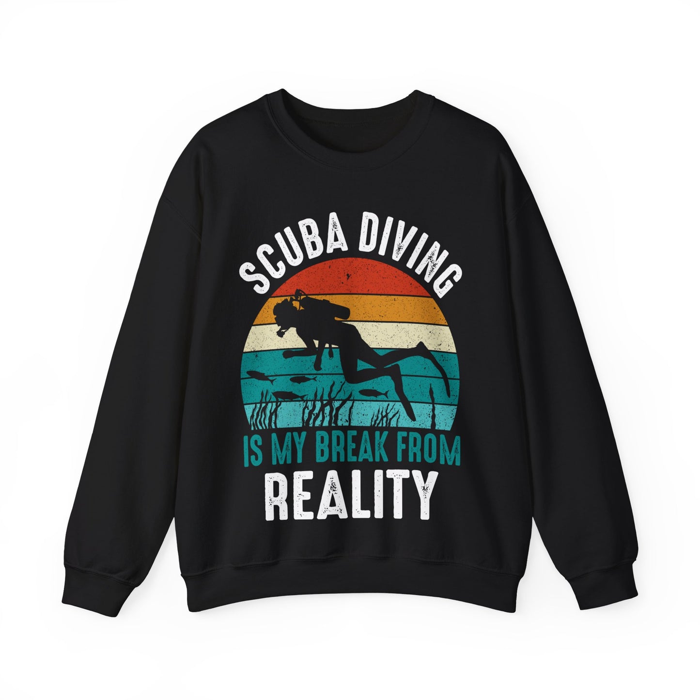 Scuba Diving Is My Break From Reality Crewneck Sweatshirt