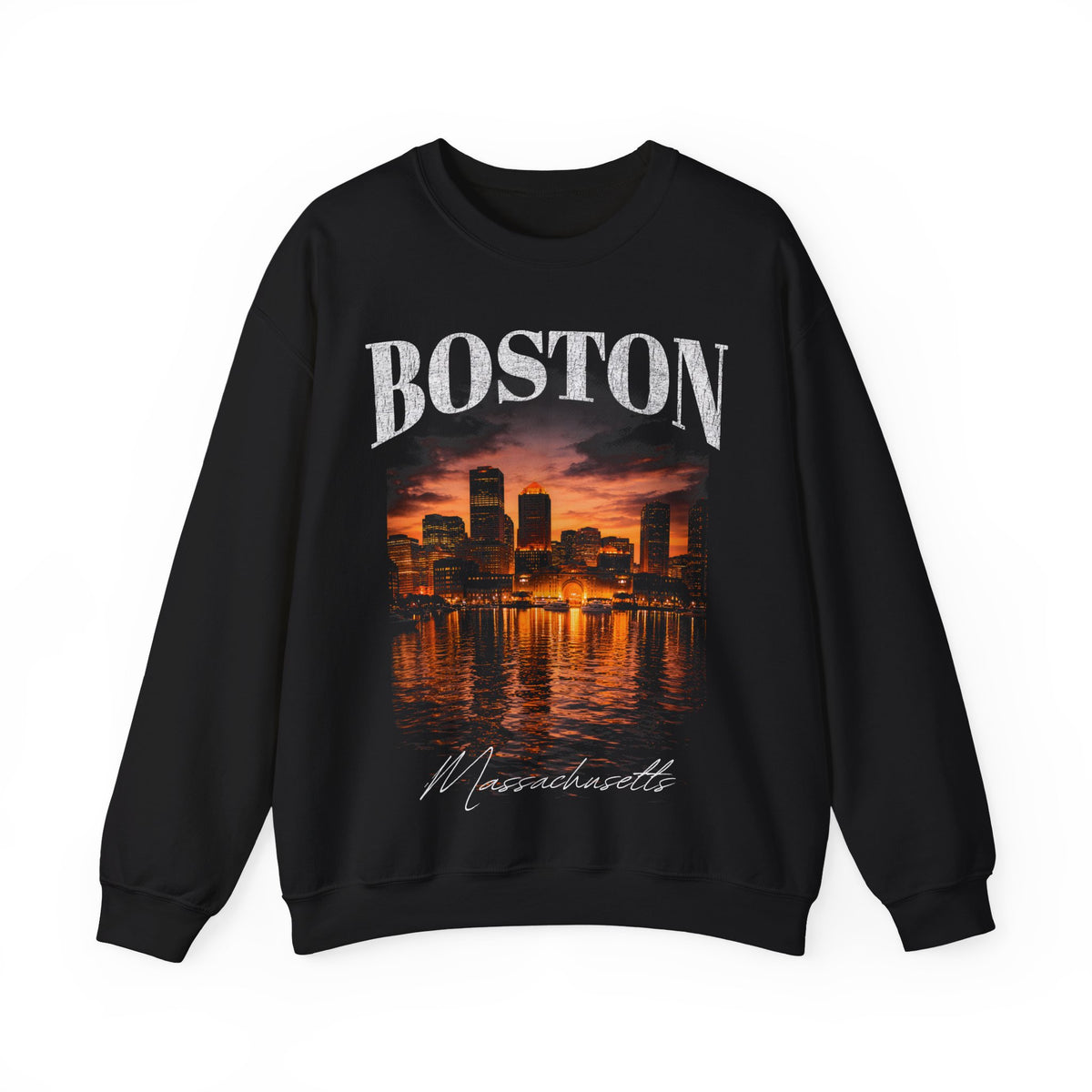 Boston Massachusetts Crewneck Sweatshirt