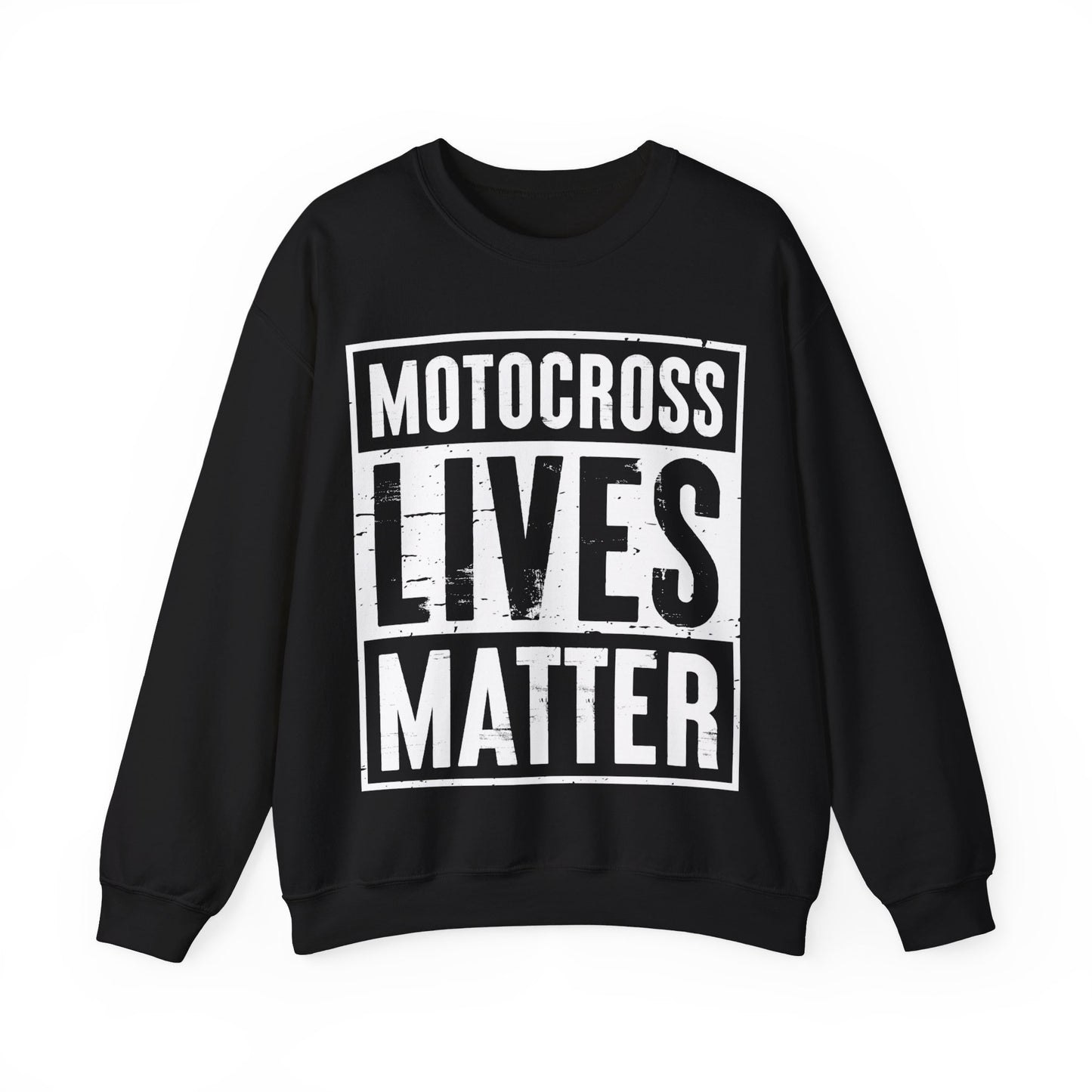 Motorcross Lives Matter Repeat Crewneck Sweatshirt