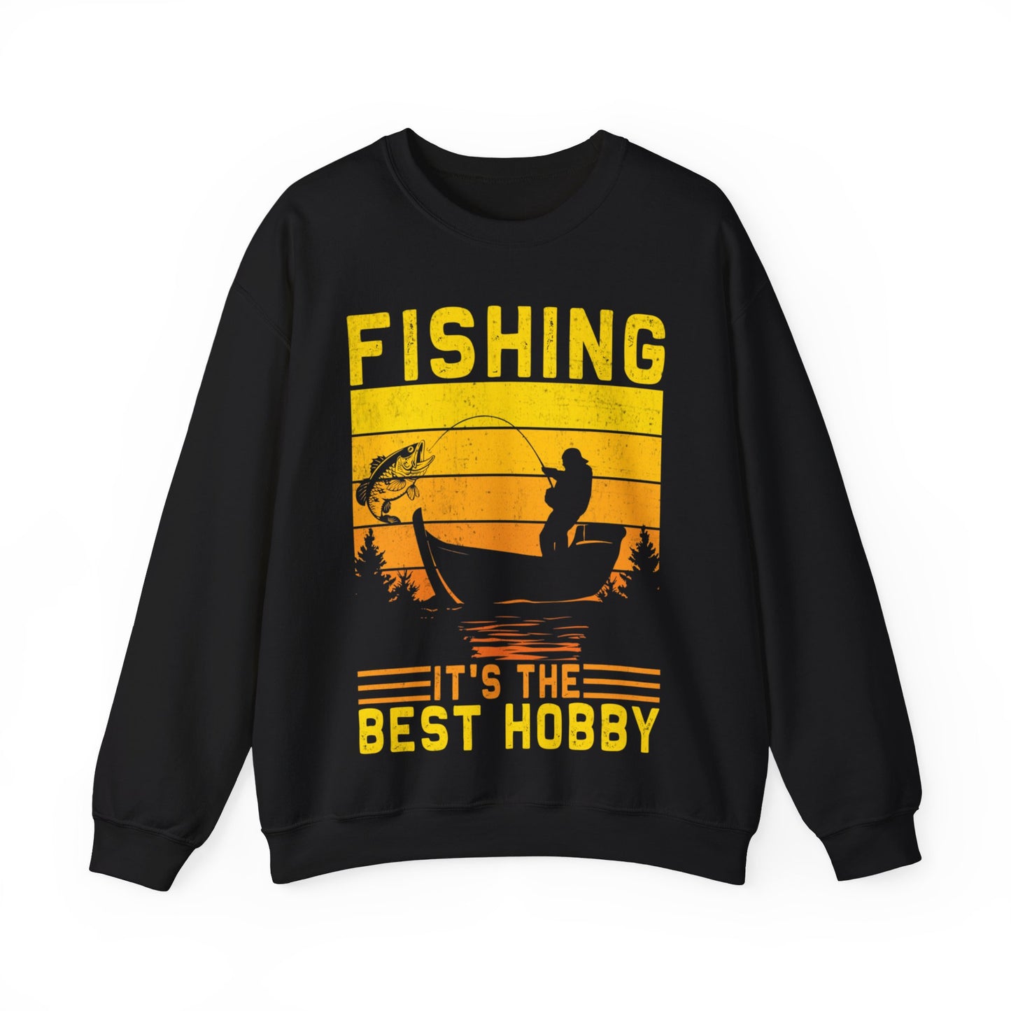 Fishing It’s The Best Hobby Crewneck Sweatshirt