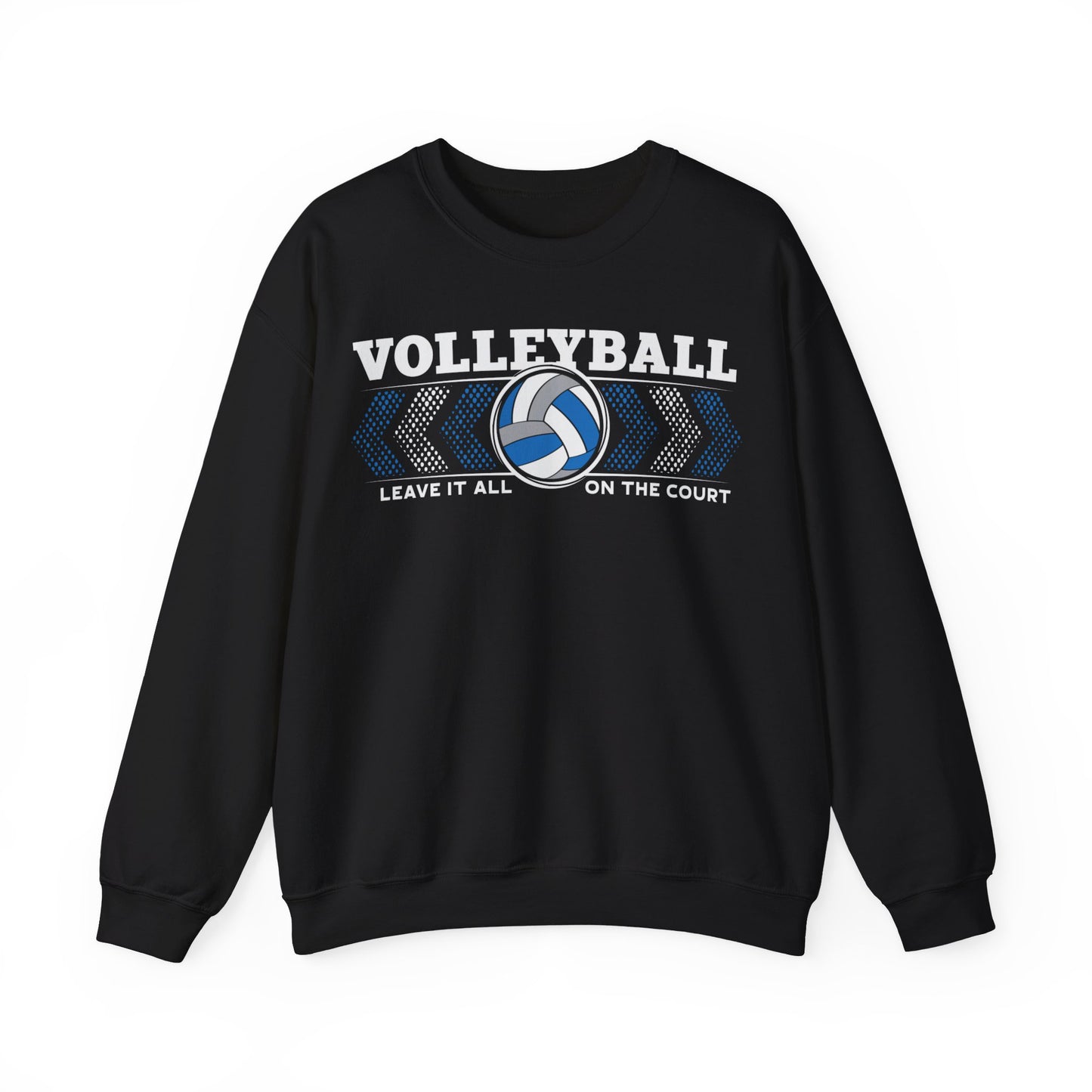 Volleyball Leave It All On The Court Crewneck Sweatshirt
