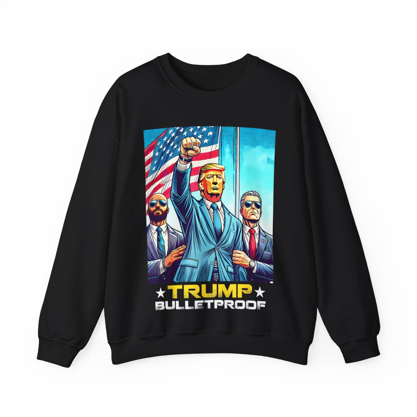 Trump Bullet Proof Crewneck Sweatshirt