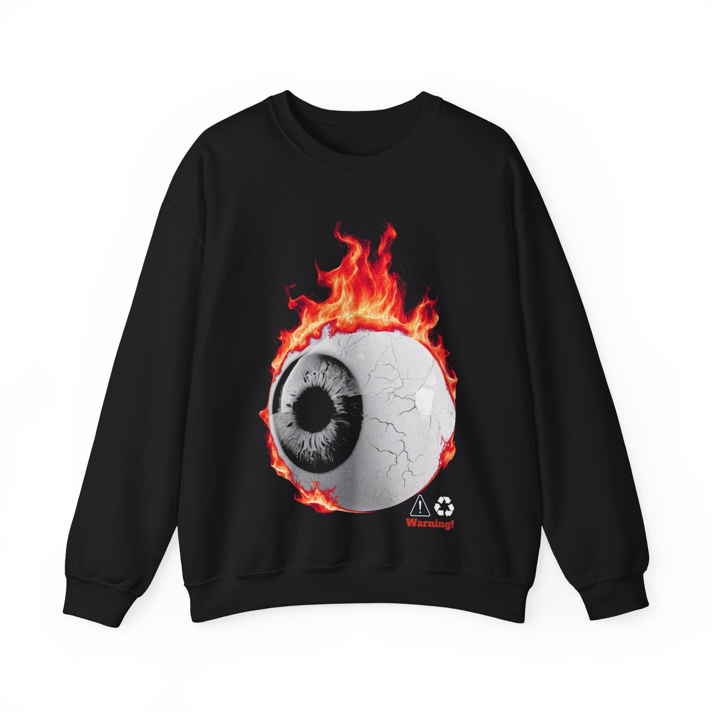 Warning Eye Crewneck Sweatshirt