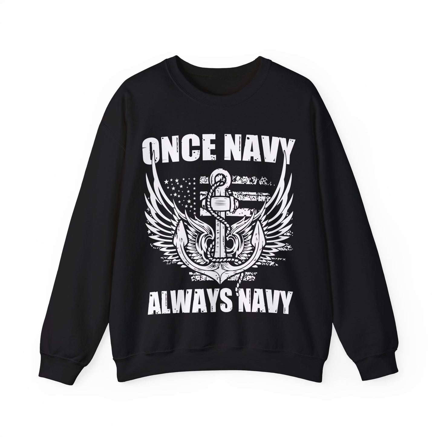 Once Navy Always Navy Crewneck Sweatshirt