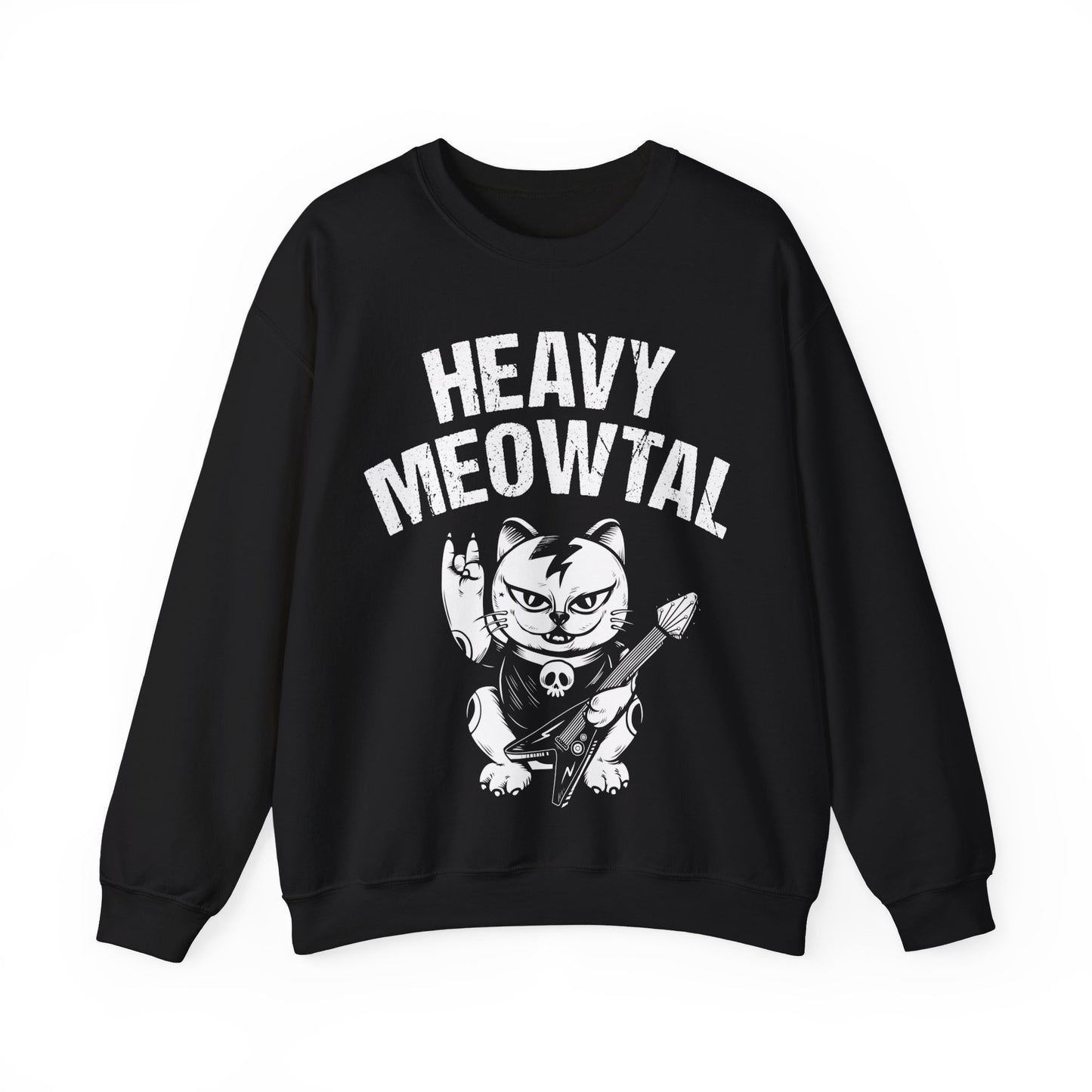 Heavy Meowtal Crewneck Sweatshirt