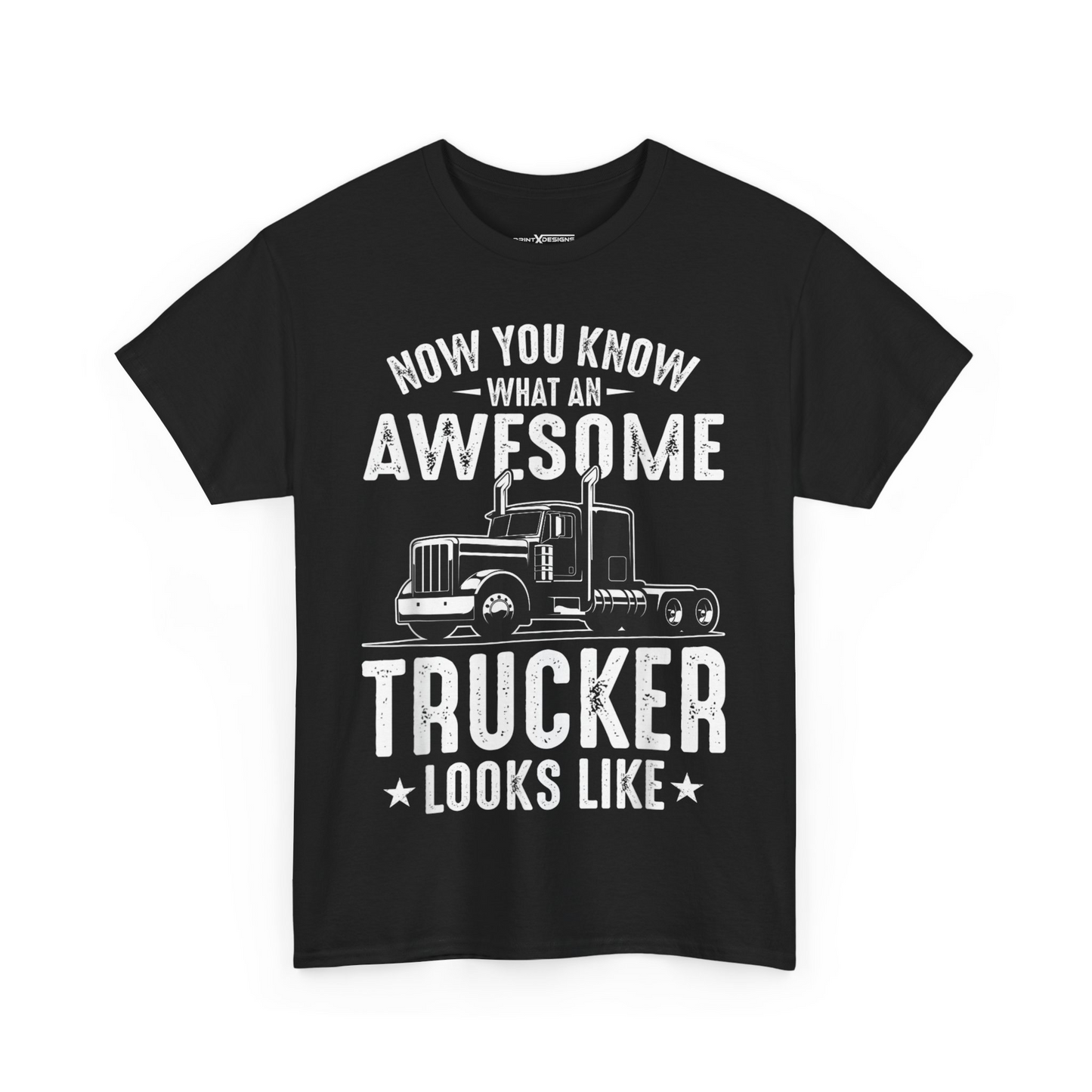 Now You Know What A Awesome Trucker Looks Like Shirt