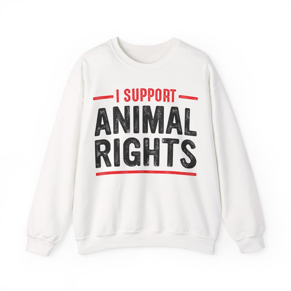 I Support Animal Rights Crewneck Sweatshirt