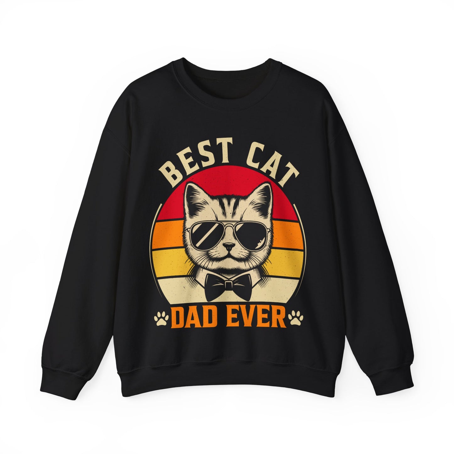 Best Cat Dad Ever Crewneck Sweatshirt