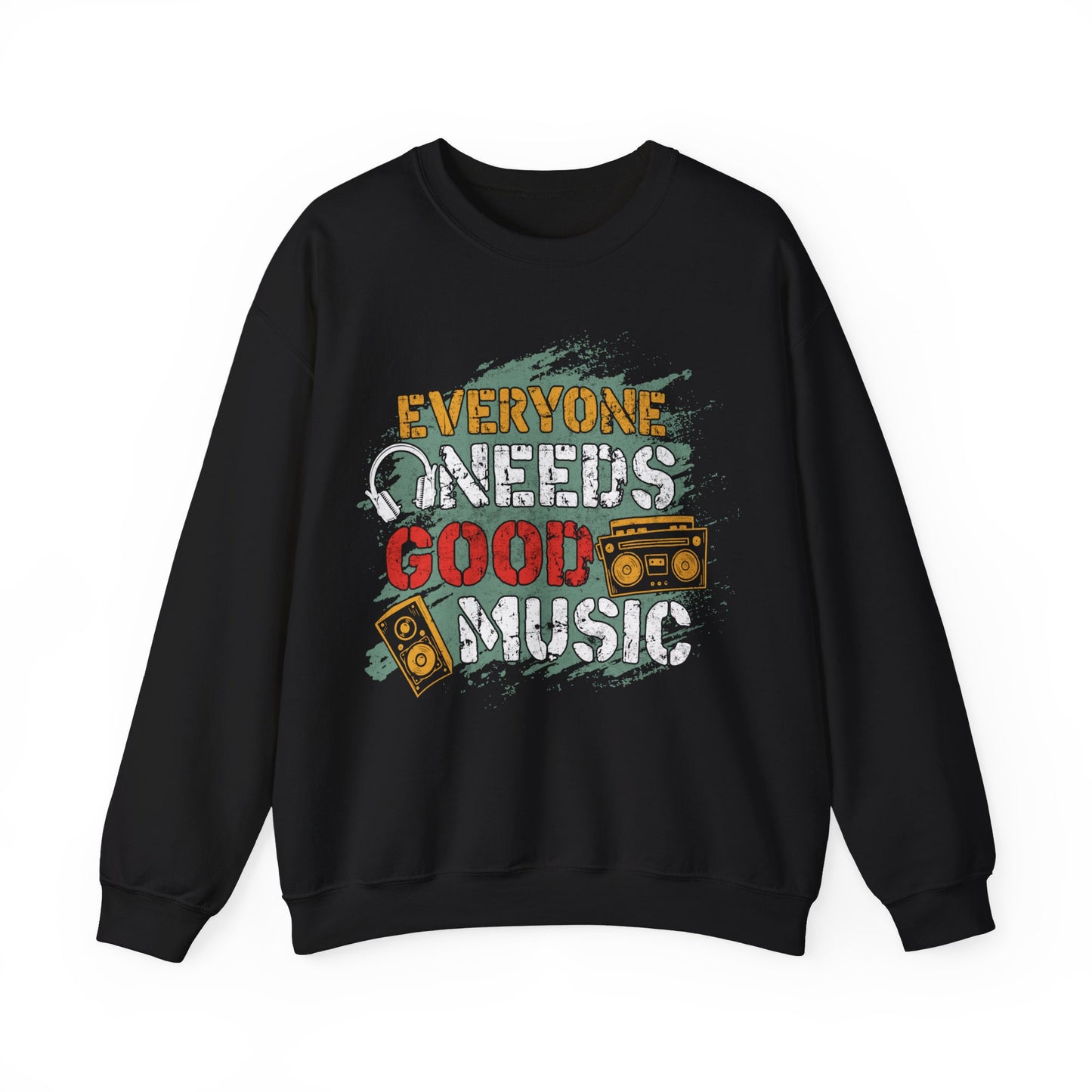 Everyone Needs Good Music Crewneck Sweatshirt