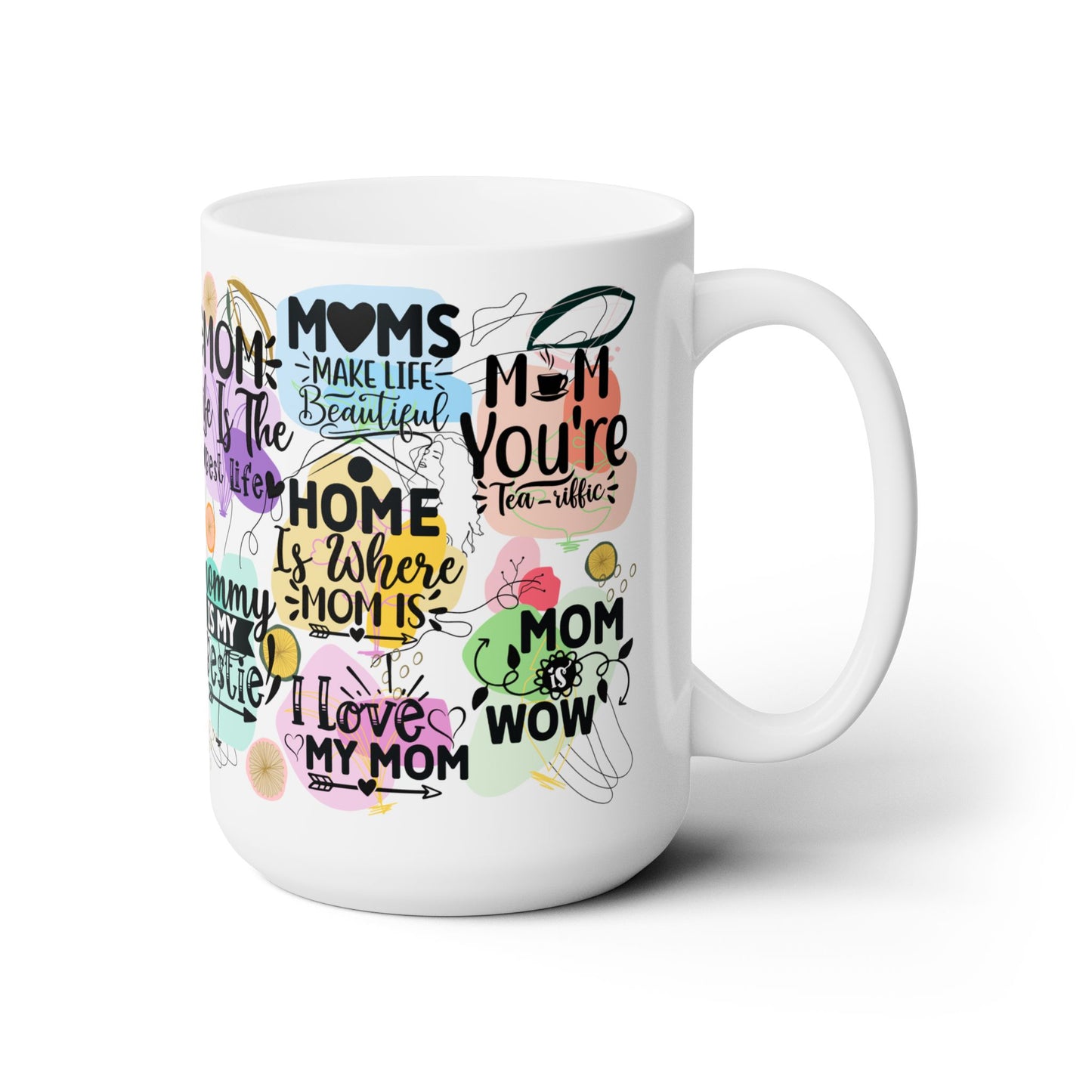 Mom Ceramic Mug, 15oz