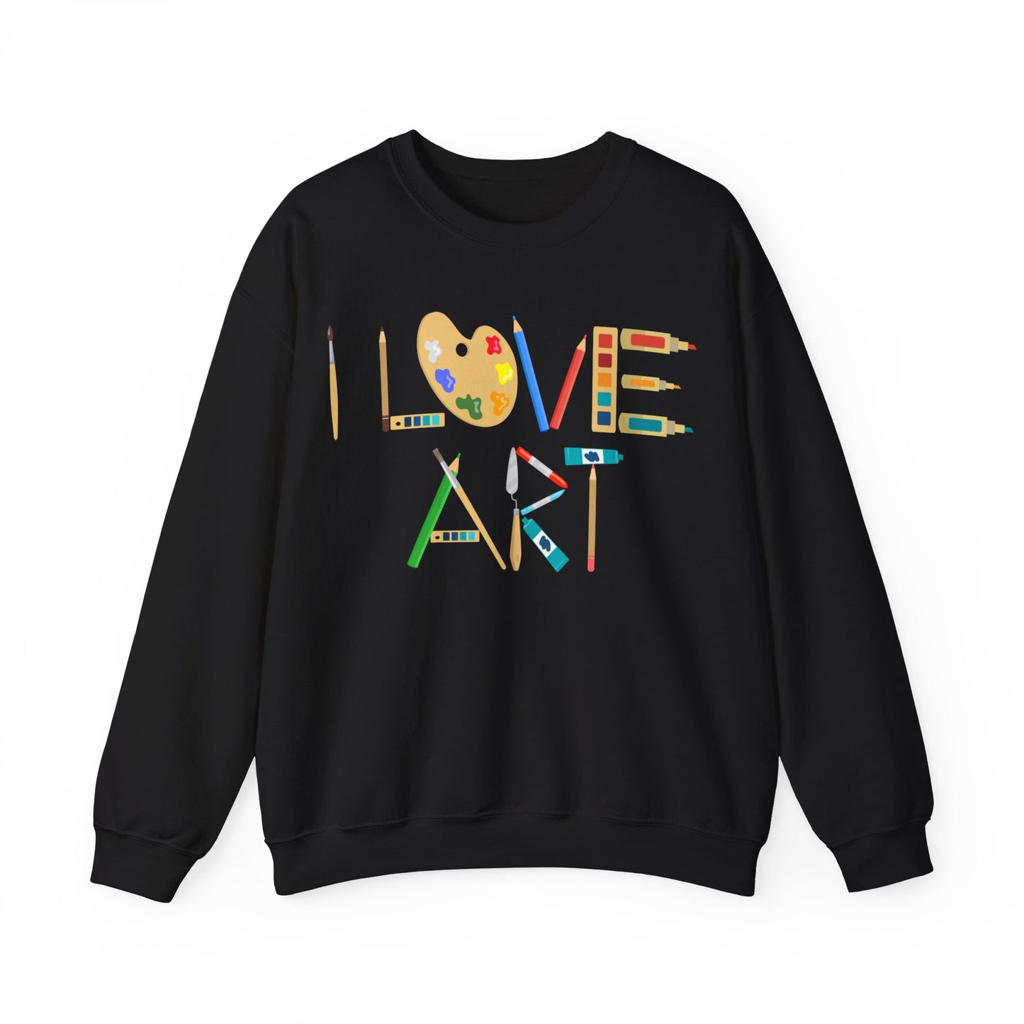I Love Art Crewneck Sweatshirt