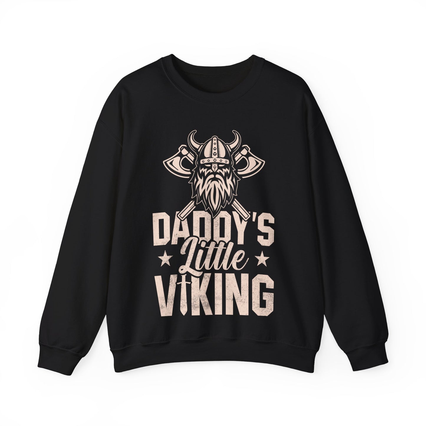Daddy Little Viking Crewneck Sweatshirt