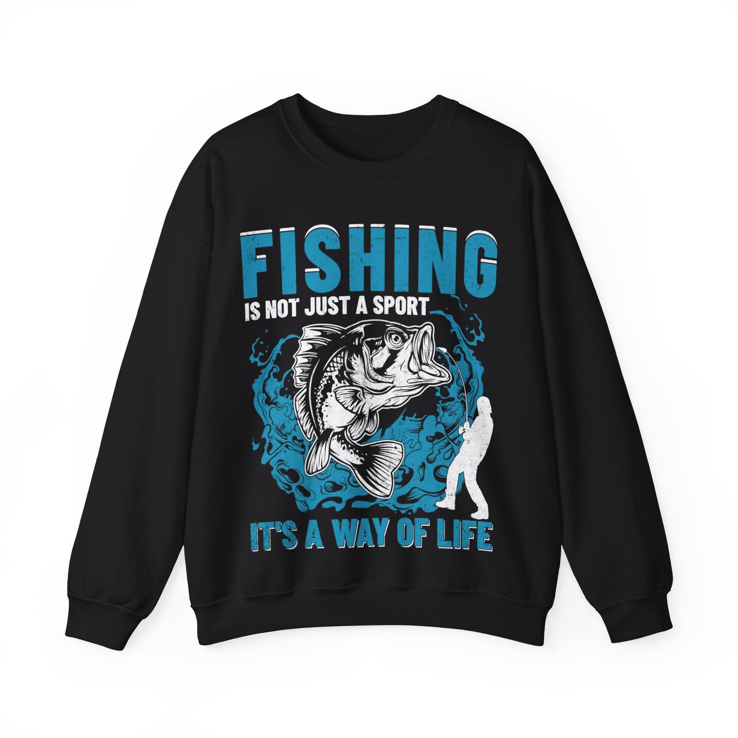 Fishing Is Not A Sport It’s A Way Of Life Crewneck Sweatshirt