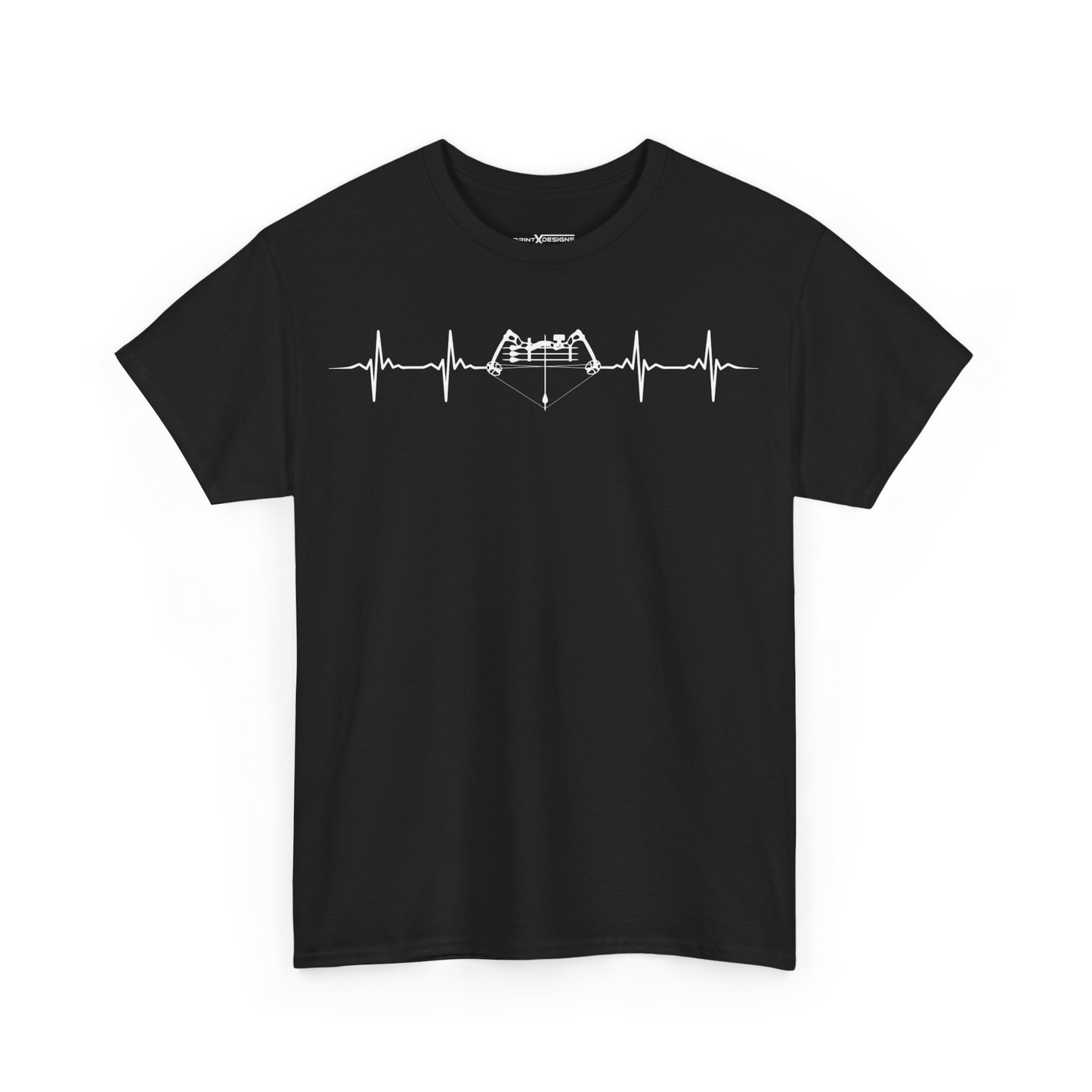Archery Heartbeat Shirt | Bow Hunting EKG Graphic Tee