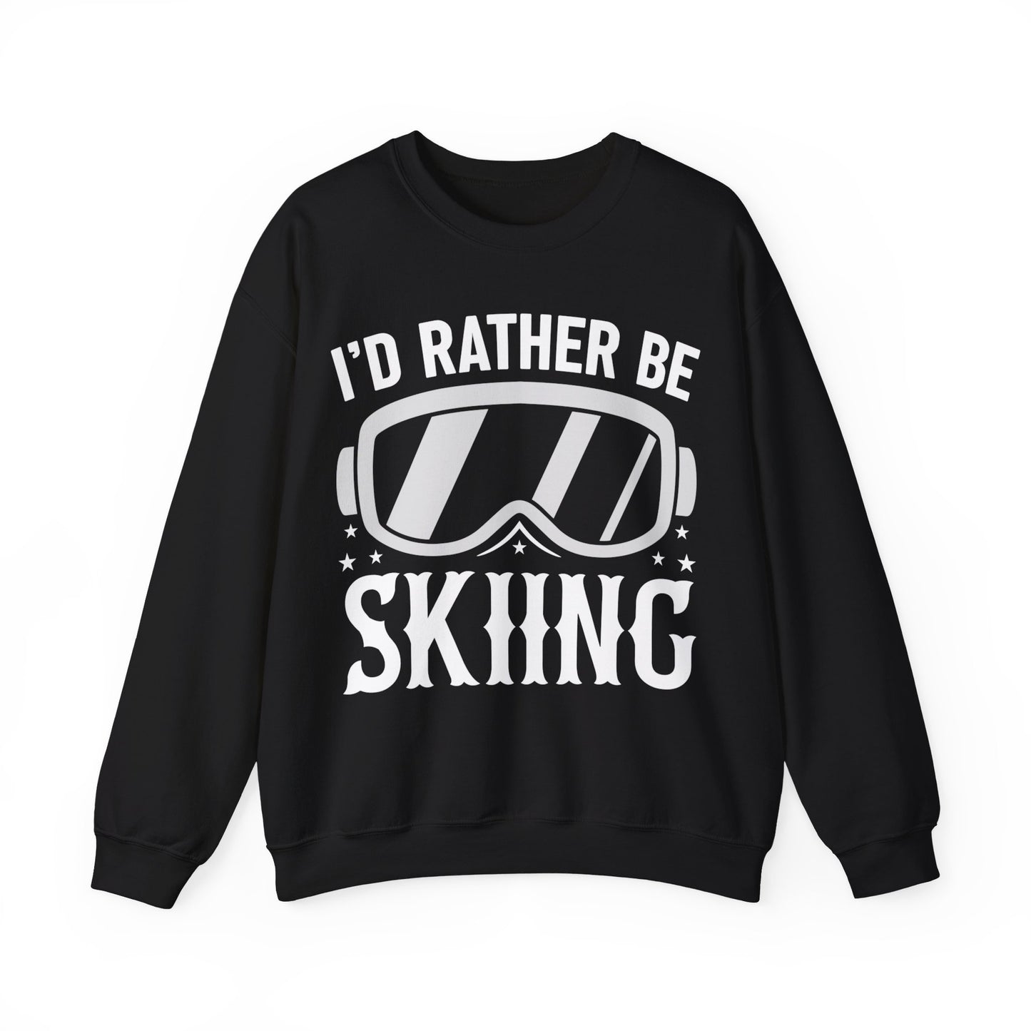 I’d Rather Skiing Crewneck Sweatshirt