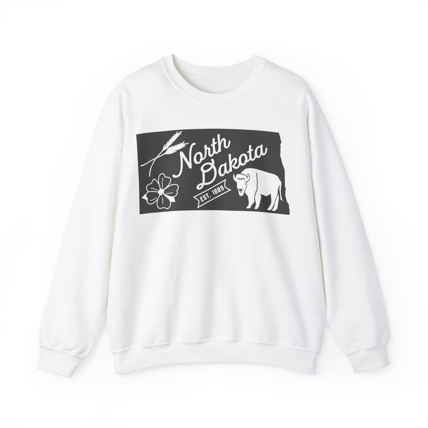 North Dakota EST. 1889 Crewneck Sweatshirt