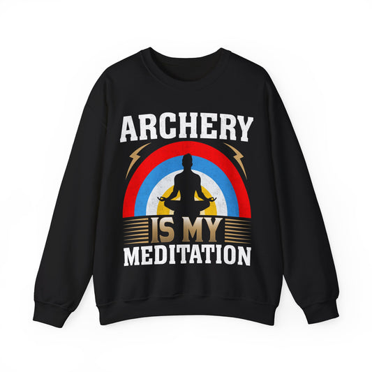 Archery Is My Meditation Crewneck Sweatshirt