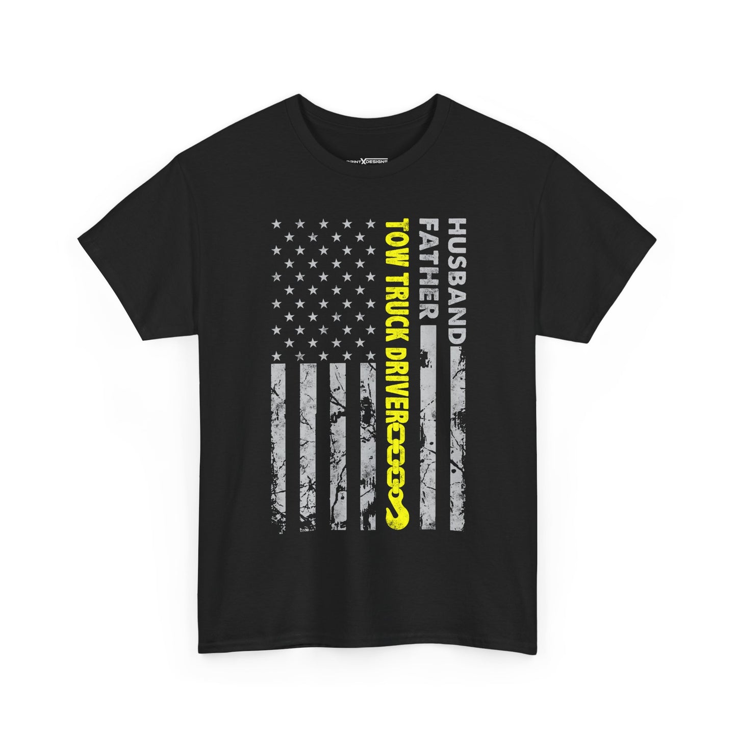 Tow Truck Driver American Flag Shirt
