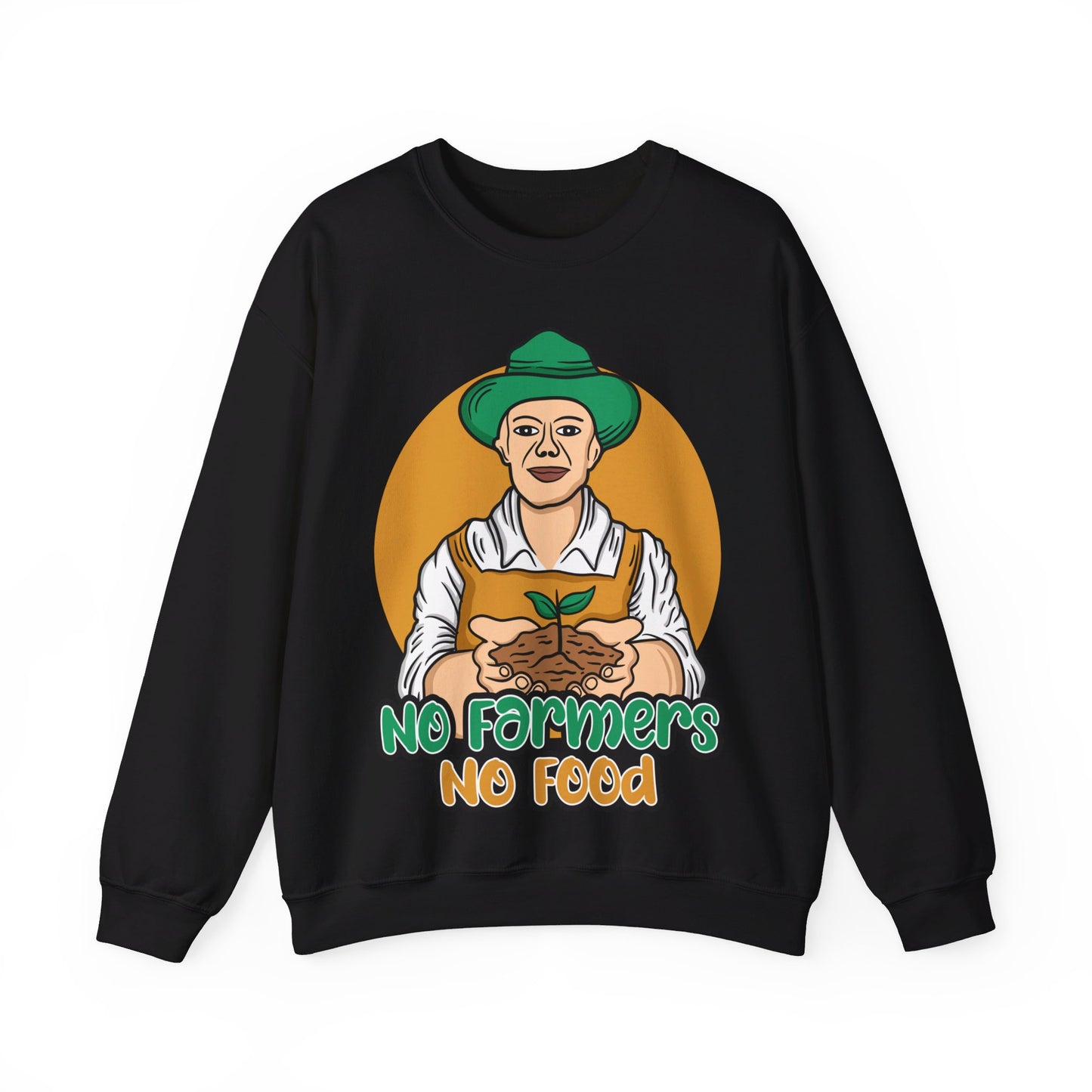 No Farmer No Food Crewneck Sweatshirt