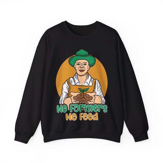 No Farmer No Food Crewneck Sweatshirt