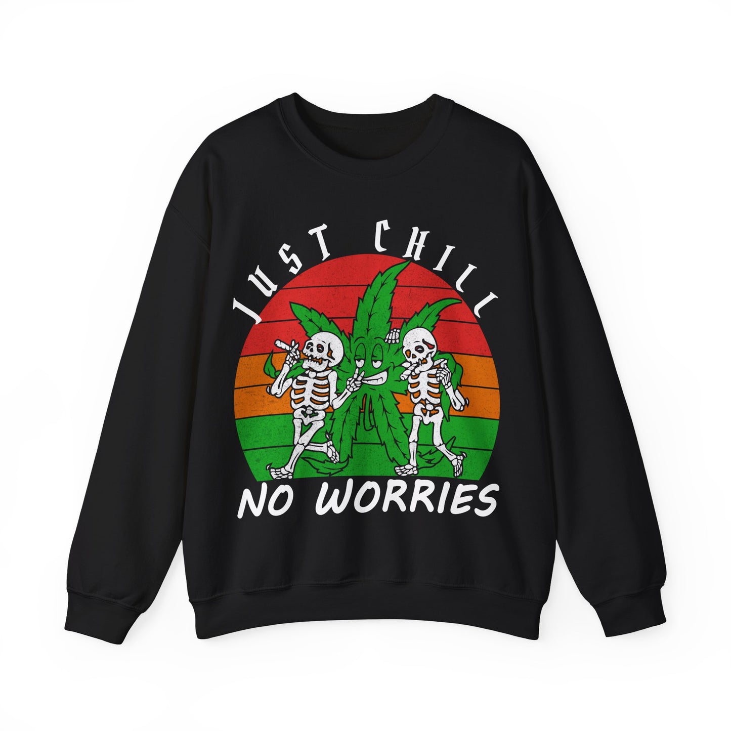 Just Chill No Worries Crewneck Sweatshirt