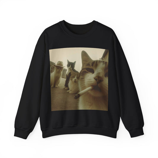 Cat Crewneck Sweatshirt