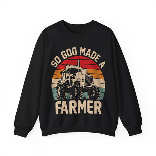 So God Made A Farmer Crewneck Sweatshirt