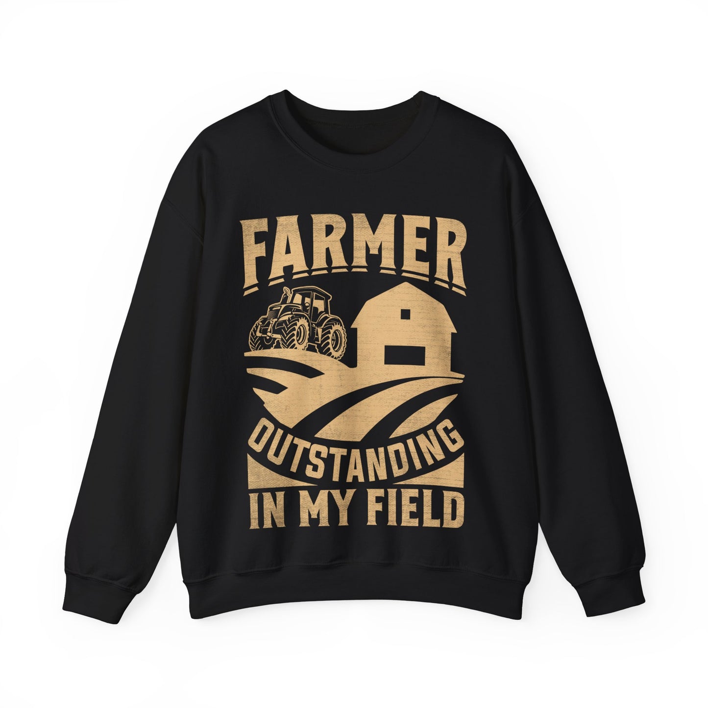 Farmer Outstanding In My Field Crewneck Sweatshirt
