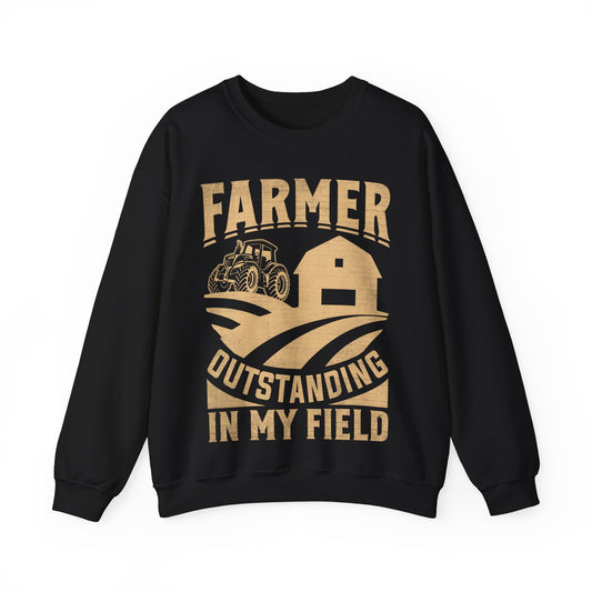 Farmer Outstanding In My Field Crewneck Sweatshirt