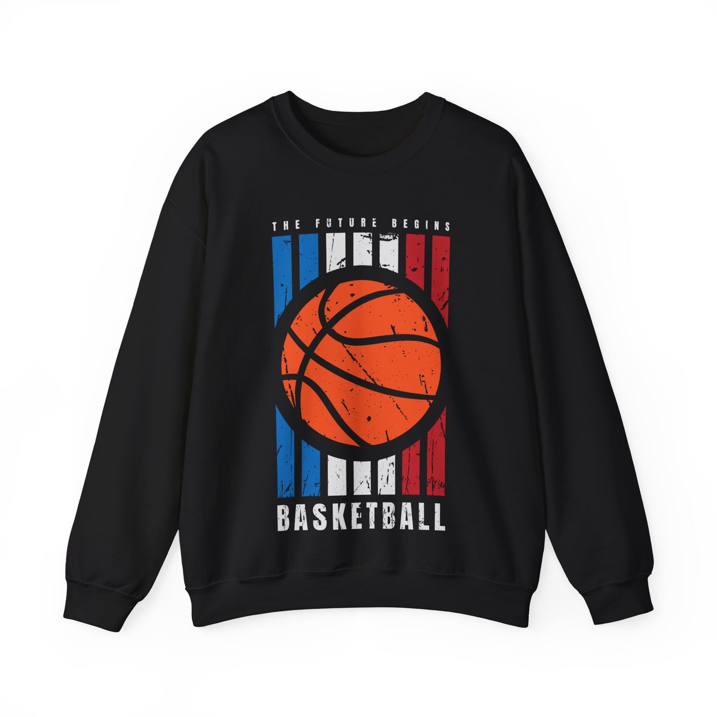The Future Begins Basketball Crewneck Sweatshirt