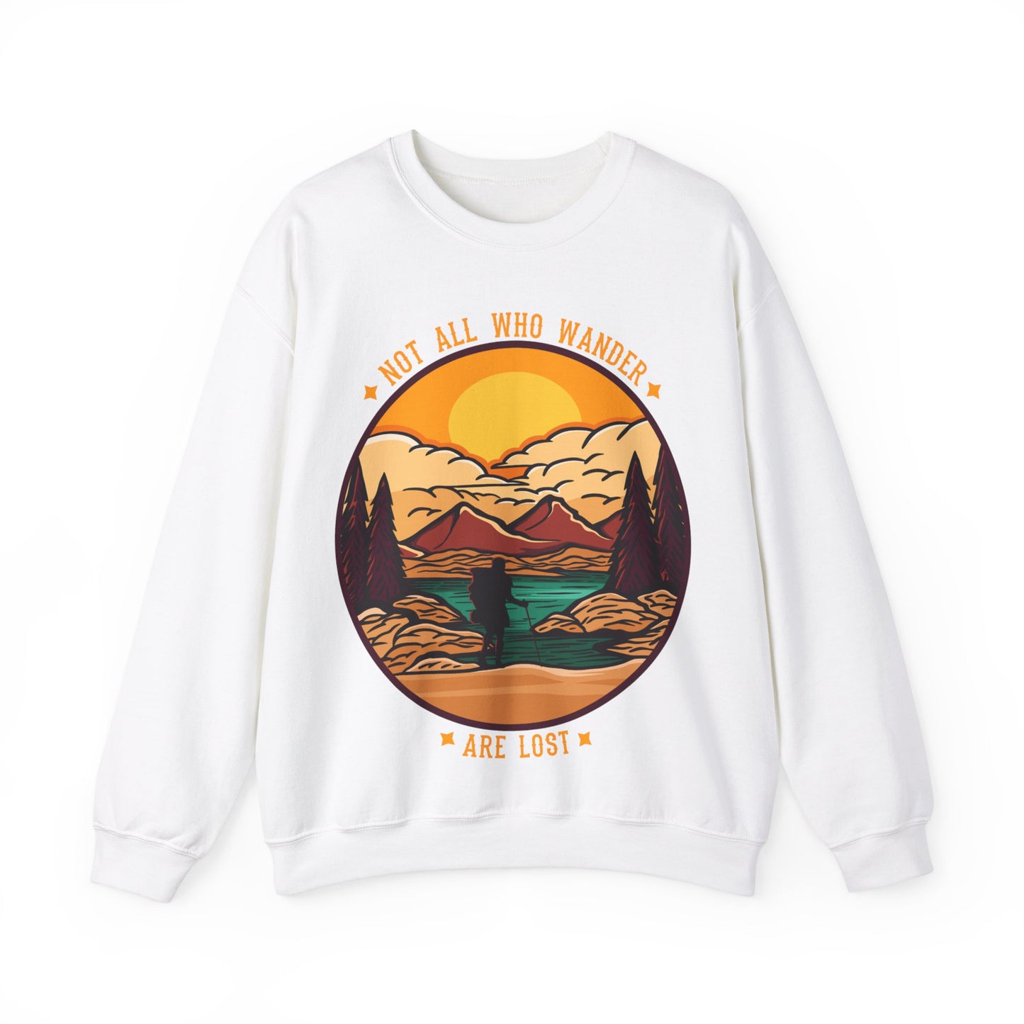 Not All Who Wander Are Lost Crewneck Sweatshirt