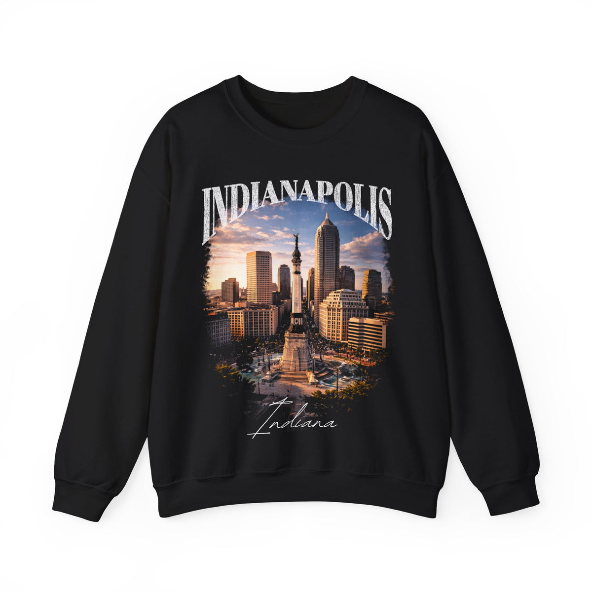 Indianapolis Indiana Crewneck Sweatshirt