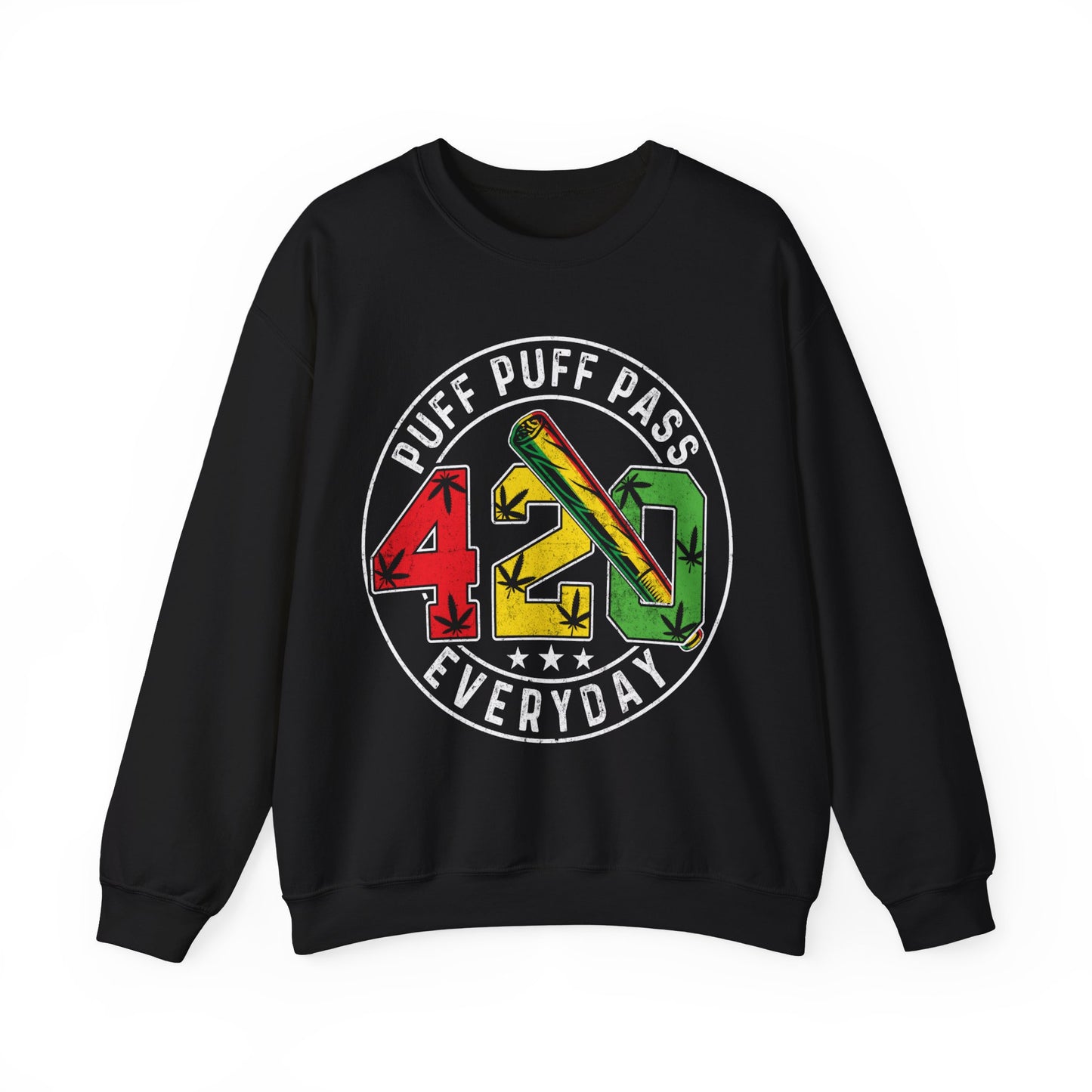Puff Puff Pass 420 Everyday Crewneck Sweatshirt