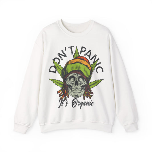 Don’t Panic It's Organic Crewneck Sweatshirt