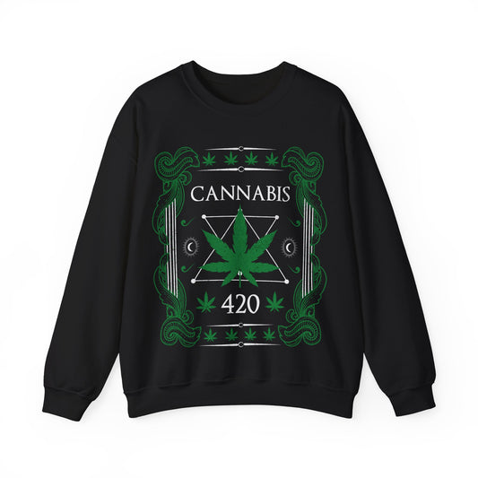 Cannabis 420 Crewneck Sweatshirt