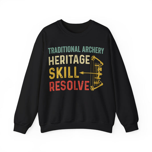 Traditional Archery Heritage Skill Resolve Crewneck Sweatshirt