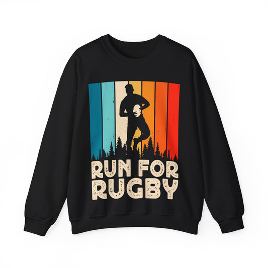 Run For Rugby Crewneck Sweatshirt