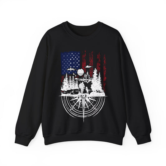 Hunter Flag Crewneck Sweatshirt