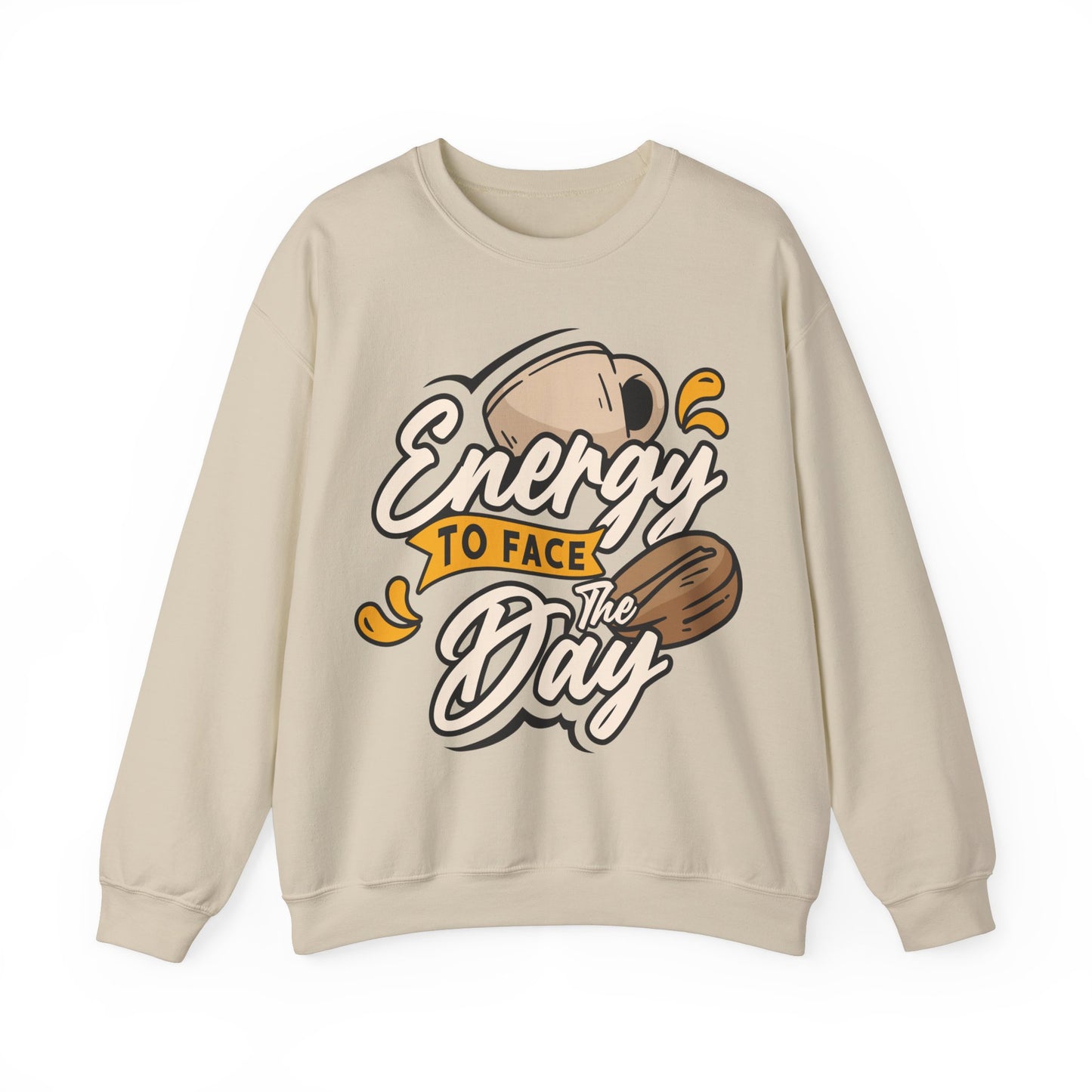 Energy To Face The Day Crewneck Sweatshirt