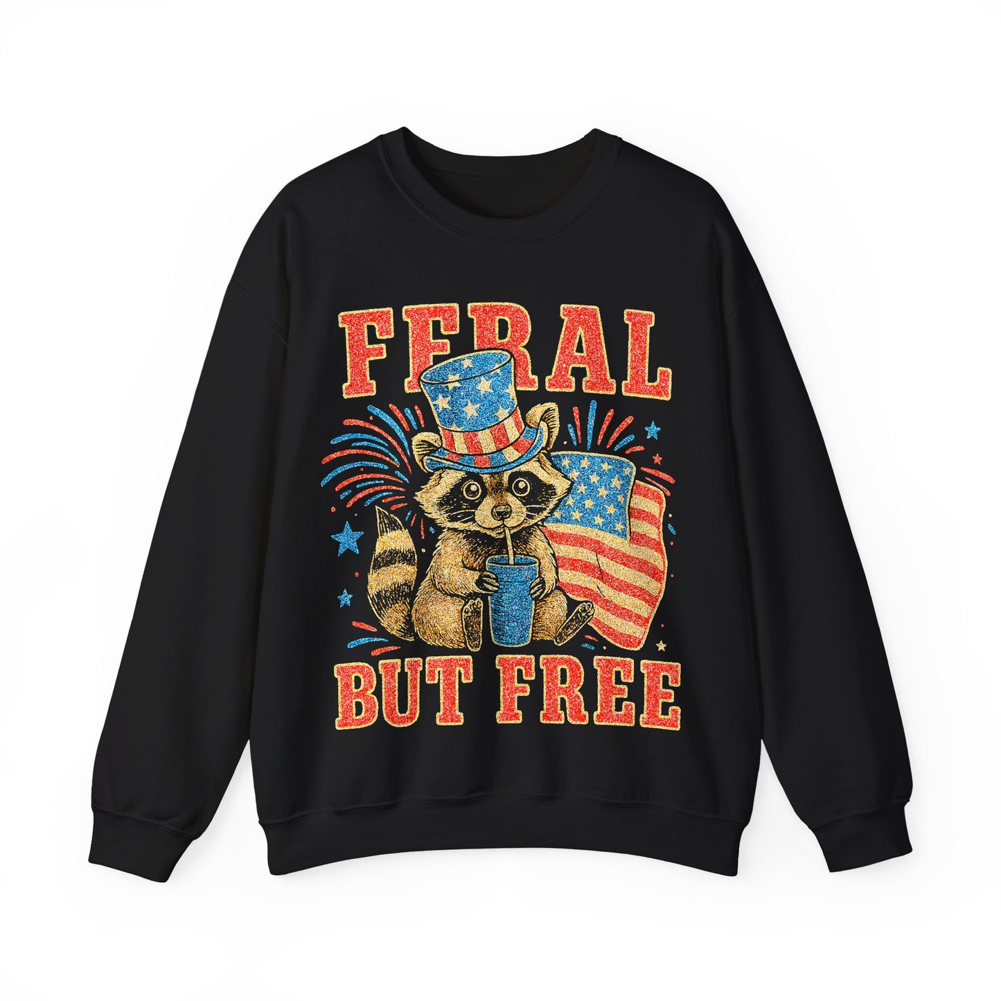 Feral But free Crewneck Sweatshirt