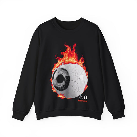 Warning Eye Crewneck Sweatshirt