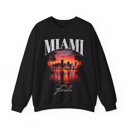 Miami Florida Crewneck Sweatshirt