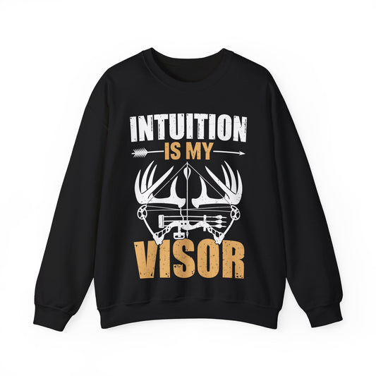 Intuition Is My Visor Crewneck Sweatshirt
