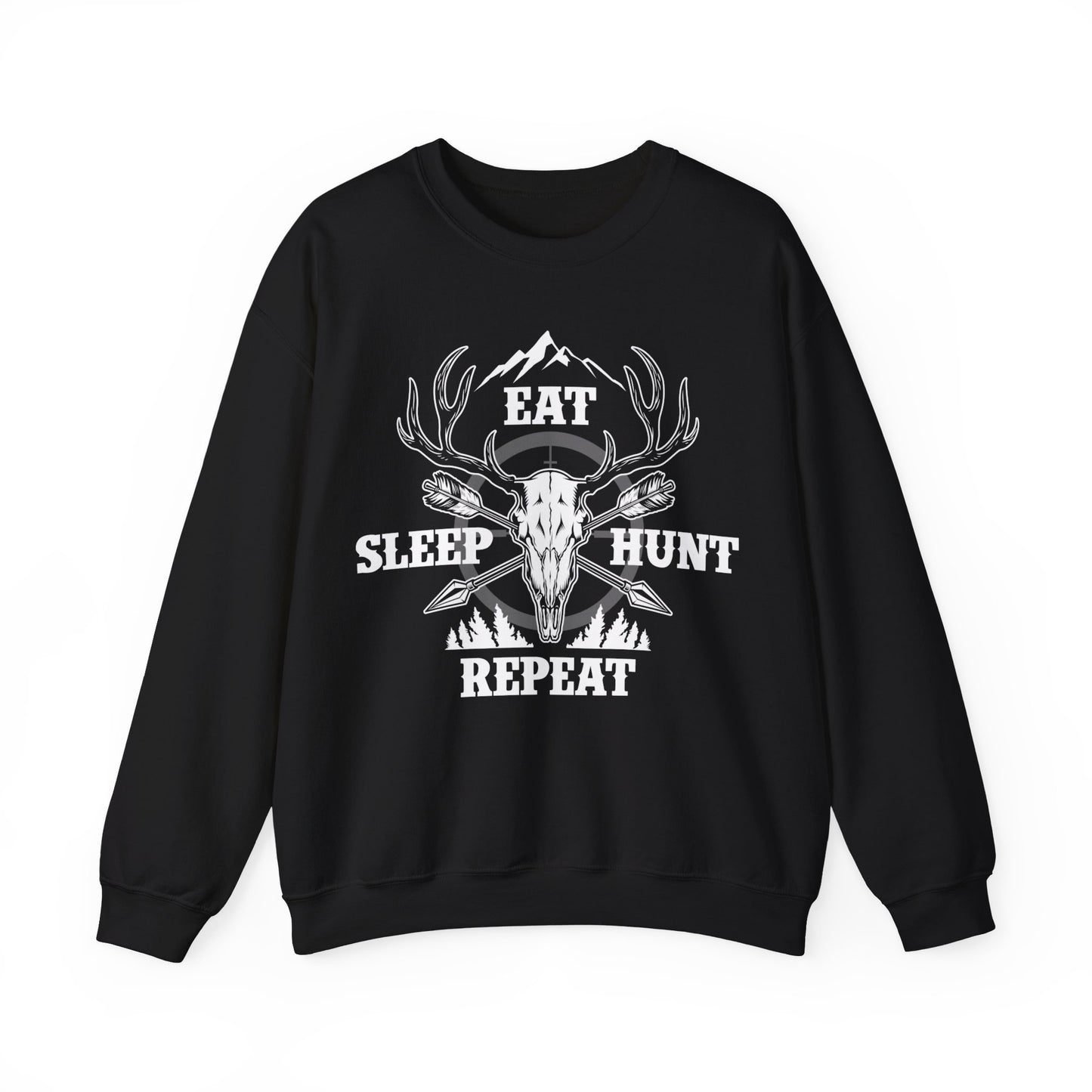 Eat Sleep Hunt Repeat Crewneck Sweatshirt