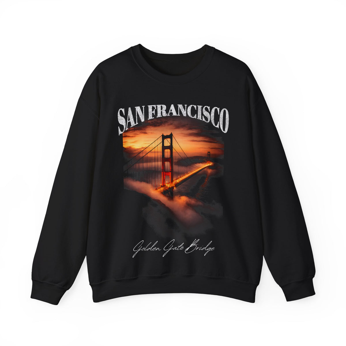 San Francisco Golden Gate Bridge Crewneck Sweatshirt