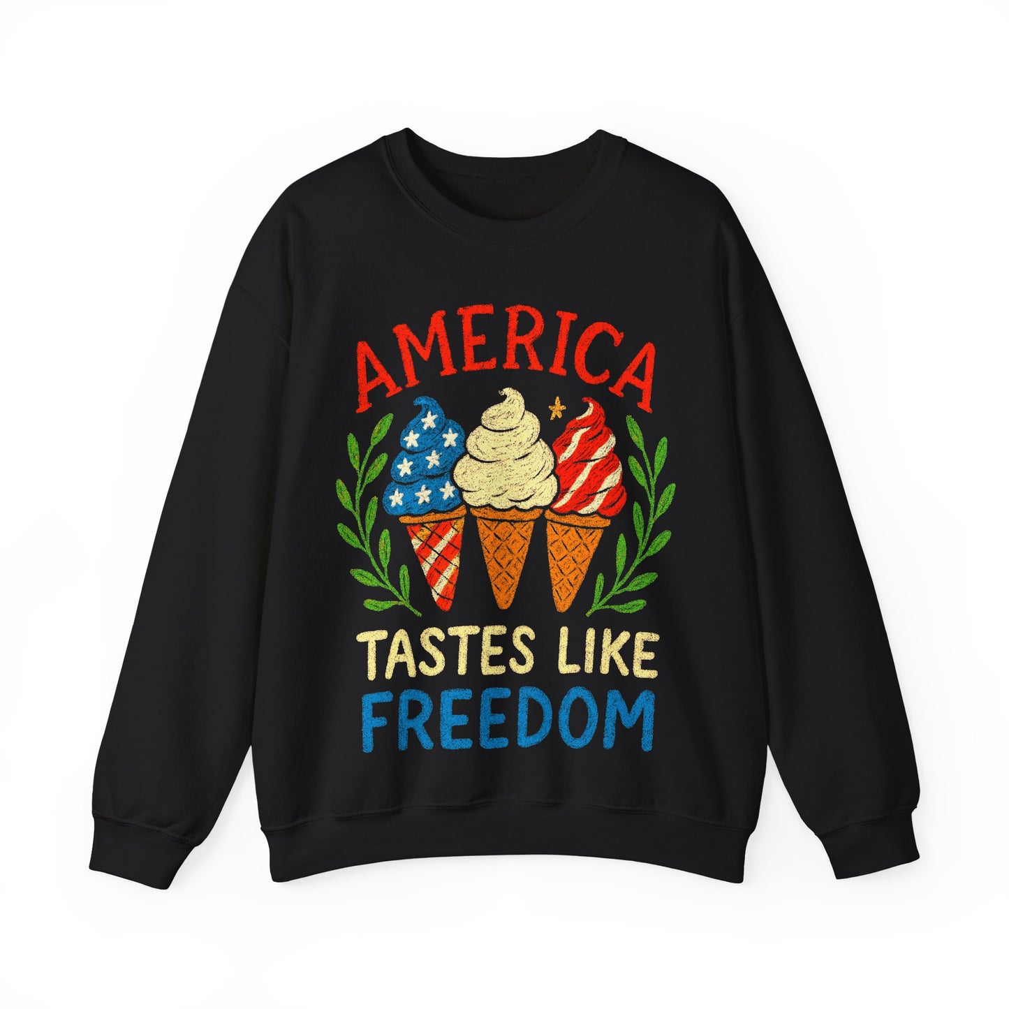 America Tastes Like Freedom Crewneck Sweatshirt