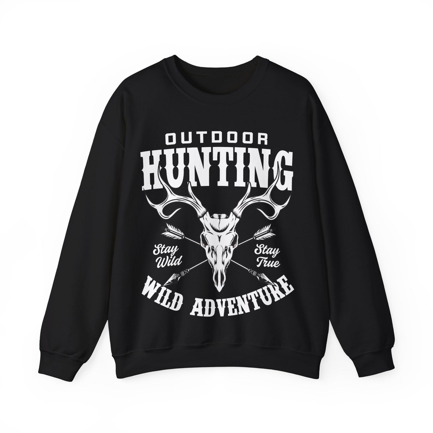Outdoor Hunting Stay True Wild Adventure Crewneck Sweatshirt